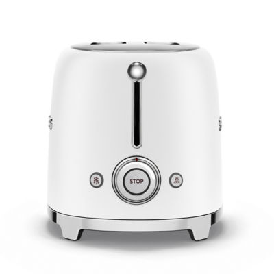 SMEG TSF01WHMUK Toaster Retro Two Slice - Matte White 3