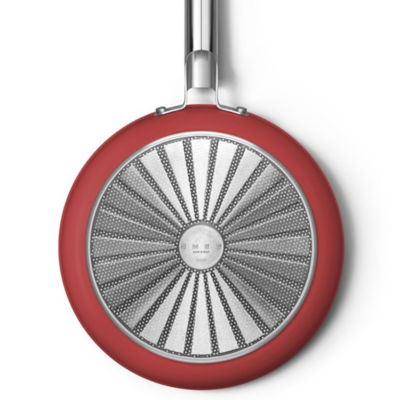 SMEG CKFF2801RDM Frying Pan 28cm - Red 3