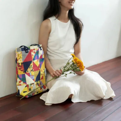 JOURNEY COLOURS OF LIFE COLLECTION - SOFT CANVAS TOTE BAG 4