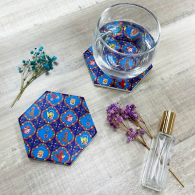 JOURNEY STRAITS COLLECTION – CERAMIC COASTER (SET OF TWO) 2