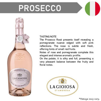 La Gioiosa Rose DOC Millesimato Prosecco 3