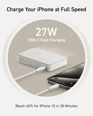 Anker Powerbank Maggo 10K Qi2 Power Bank Portable Charger 5