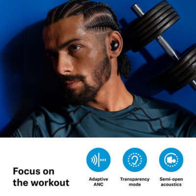 Buy Sennheiser Momentum Sport Earbuds with Fitness Tracker for Heart Rate and Body Temperature Crystal Clear Sound with Adaptive ANC Secure Fit 24 Hour Battery Life Online in Singapore iShopChangi