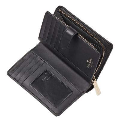 Kate spade wallet black clearance