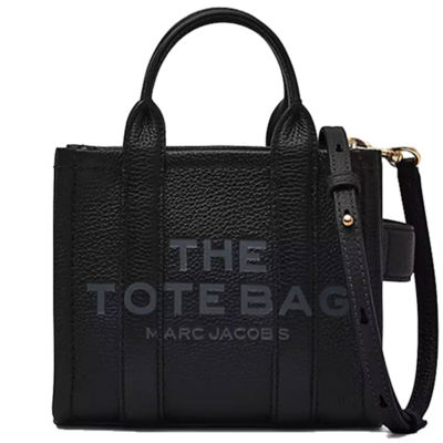 Buy MARC JACOBS The Leather Mini Tote Bag Black H053L01RE22 Online