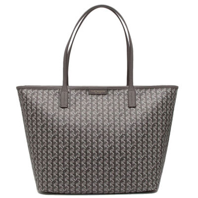 TORY BURCH Ever Ready Zip Tote Winter Zinc 145634