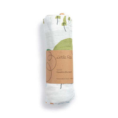 Little Rei Bamboo Swaddle Blanket Single Layer 120cmx120cm 2