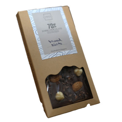 Lemuel Chocolate 70% Dark Chocolate - Mixed Nuts 1