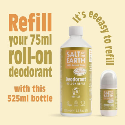Salt Of The Earth Natural Refillable Roll-On Deodorant - Neroli & Orange Blossom 75ml 5