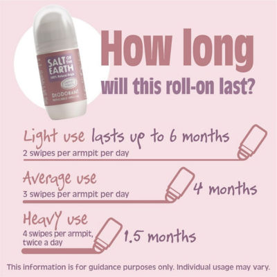 Salt Of The Earth Natural Refillable Roll-On Deodorant - Lavender & Vanilla 75ml 3