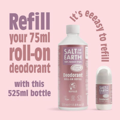 Salt Of The Earth Natural Refillable Roll-On Deodorant - Lavender & Vanilla 75ml 7