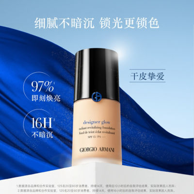 GIORGIO ARMANI Designer Glow Foundation 4