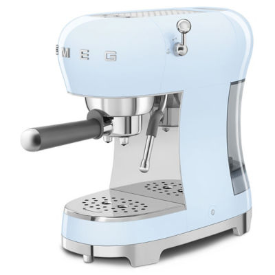 SMEG ECF02PBUK Espresso Coffee Machine with Steam Wand - Pastel Blue 3