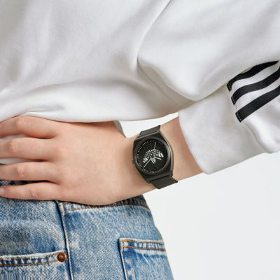 adidas Originals Project Two Grfx 38mm - Blk/Blk/Blk Resin (AOST23551) 3
