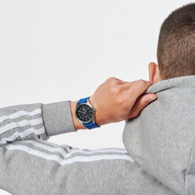 adidas Originals Project One Sst 39mm - Silv/Blk/Blue Bio-Resin (AOST23545) 4