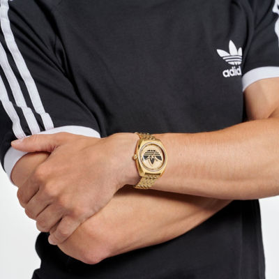 adidas Originals Edition One 39mm - Gold/Gold Sunray/Gold Sst Brclt (AOFH23509) 4