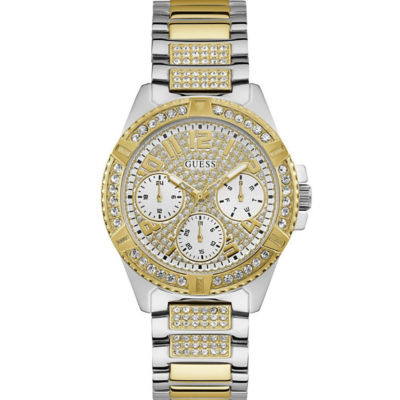 Guess Lady Frontier 40mm 2 Tone Silv 2 Tone Bracelet W1156L5