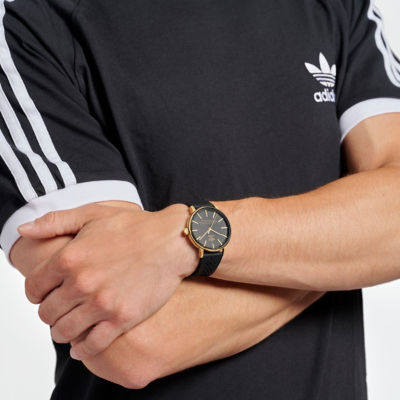 adidas Originals Code One 38mm - Gold/Blk/Blk Sili (AOSY23524) 4