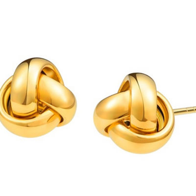 Buy 916 Gold Knot Earrings Online in Singapore iShopChangi