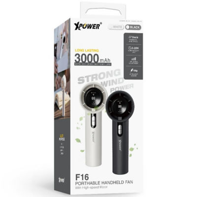 XPower F16 便携式手持风扇，配有高速电机 2