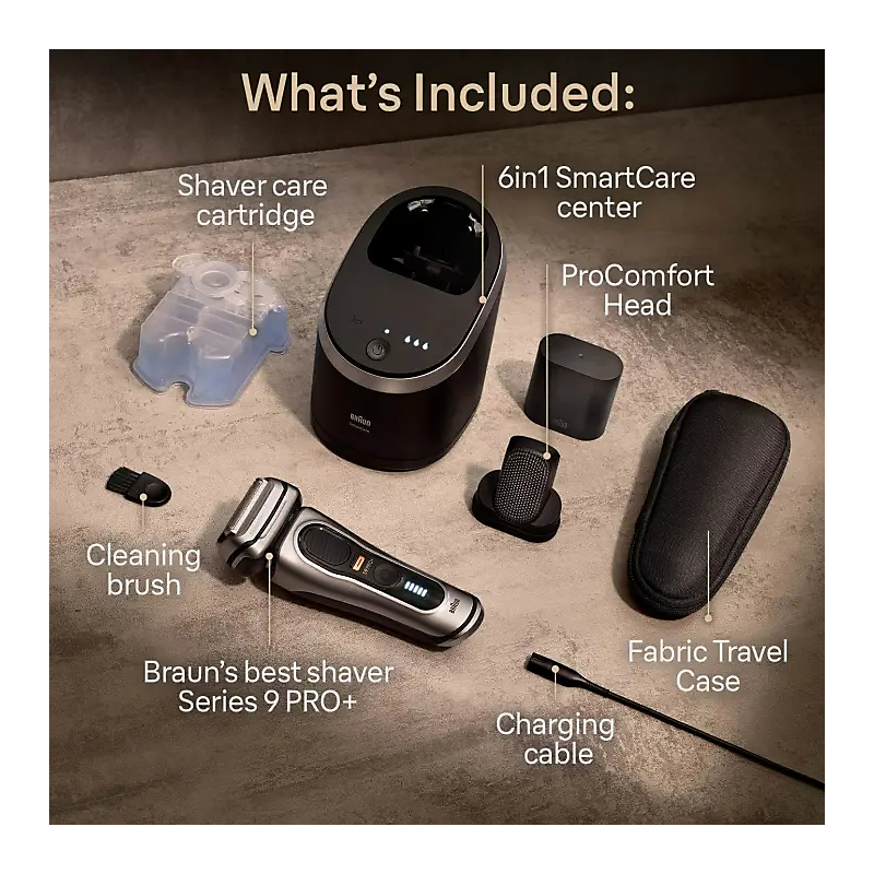 Buy Braun 9 Series Pro Plus Shaver With Cleaning Kit Buy Braun 9 Series Pro Plus Shaver With Cleaning Kit