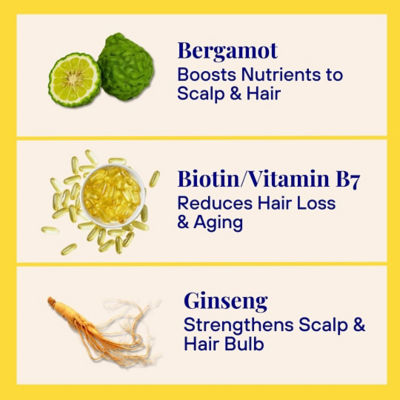 The Powder Shampoo Invigorating Shampoo For Thinning & Ageing Hair Bergamot, Biotin, Ginger & Ginseng 50g / 1.76oz 5