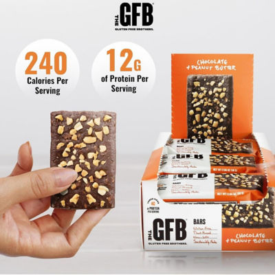 The GFB Gluten Free Protein Bar Chocolate Peanut Butter (12 x 58g) 3