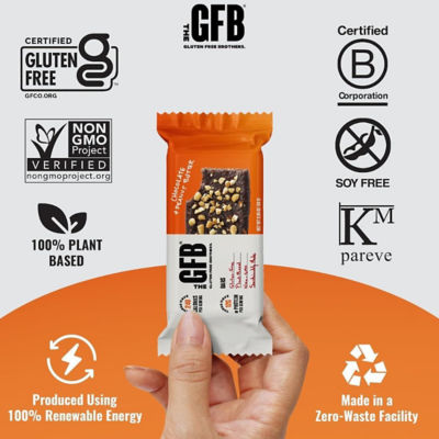 The GFB Gluten Free Protein Bar Chocolate Peanut Butter (12 x 58g) 4