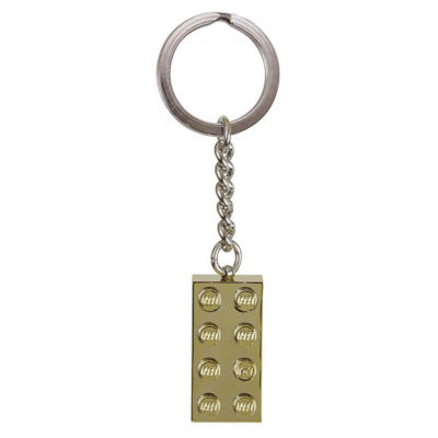 LEGO 850808 Keychain 2x4 Stud Gold 3