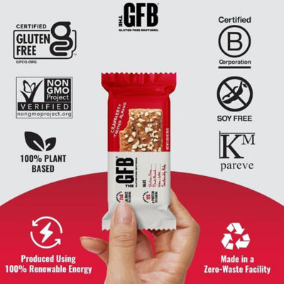 The GFB Gluten Free Protein Bar Cranberry Toasted Almond (12 x 58g) 4
