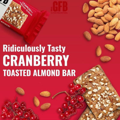 The GFB Gluten Free Protein Bar Cranberry Toasted Almond (12 x 58g) 5