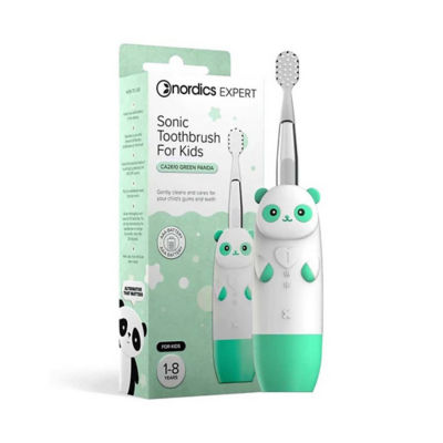 Nordics Kids Sonic Electric Toothbrush Green Panda 1