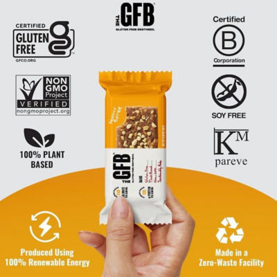 The GFB Gluten Free Protein Bar Peanut Butter (12 x58g) 5