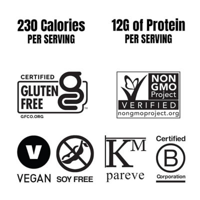 The GFB Gluten Free Protein Bar Dark Chocolate Almond (12 x 58g) 5