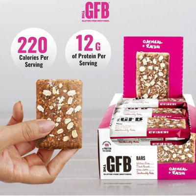 The GFB Gluten Free Protein Bar Oatmeal Raisin (12 x 58g) 4