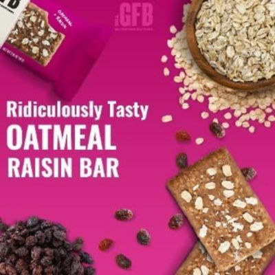 The GFB Gluten Free Protein Bar Oatmeal Raisin (12 x 58g) 5