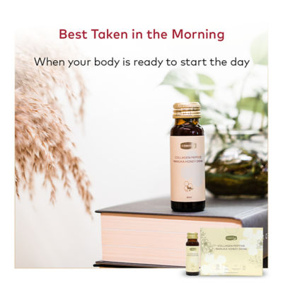 COMVITA [Bundle of 4] Collagen Peptide Manuka Honey Drink, 8 Bottles x 50ml 3