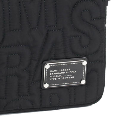 MARC JACOBS Nylon Logo Quilted 13 in Laptop Bag Black 4S4SCP001S02 4