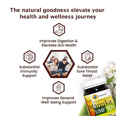 HONEYWORLD {Bundle of 2] Raw Manuka Honey UMF 10+ 1kg 3