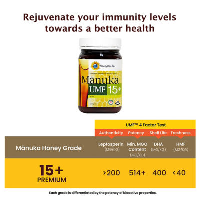 HONEYWORLD {Bundle of 2] Raw Manuka Honey UMF 15+ 500g 4
