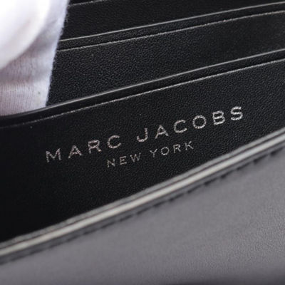 MARC JACOBS Insignia Small Full Flap Logo Shoulder Bag Black H130L01RE22 4