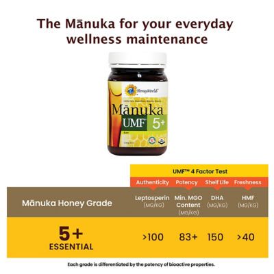 HONEYWORLD [Bundle of 3] Raw Manuka Honey UMF 5+ 500g 4