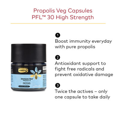 COMVITA [Bundle of 2] Propolis PFL30 High Strength 90 Veg Caps 3