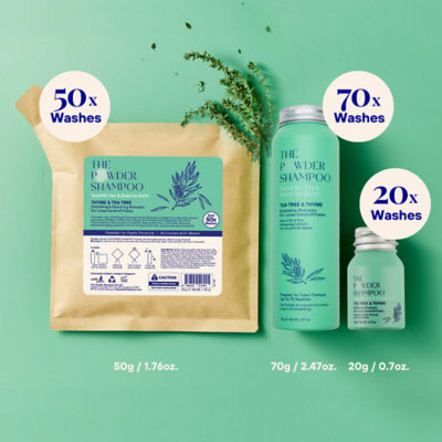 The Powder Shampoo Exfoliating Shampoo For Loose Dandruff Flakes Tea Tree & Salicylic Acid 70g / 2.47oz 6