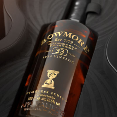 BOWMORE 33 YEAR OLD TIMELESS 45.5% 700ML 6