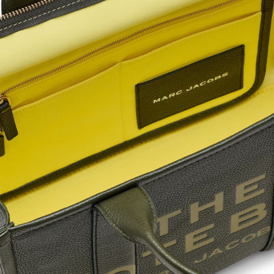 MARC JACOBS The Leather Medium Tote Bag Forest H004L01PF21 4