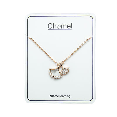 Chomel Gingko Leaf Mother of Pearl Necklace 4