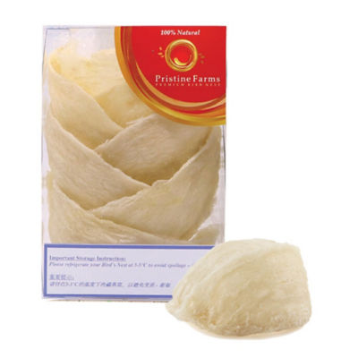 PRISTINE FARM BIRD NEST [SUPERIOR] 50g Pristine Farm Dry Golden Bird Nest Bowl (WSTY-) 1