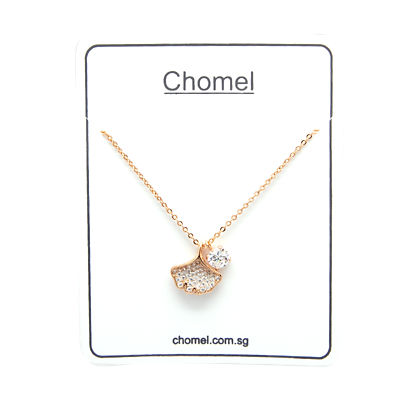 Chomel 银杏叶锆石项链 2