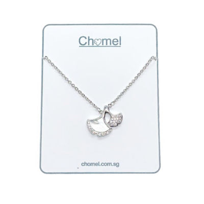 Chomel Gingko Leaf Mother of Pearl Necklace 4